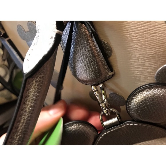 COPY - Mickey Kate spade silver and white large Crossbody bag - Picture 5 of 7